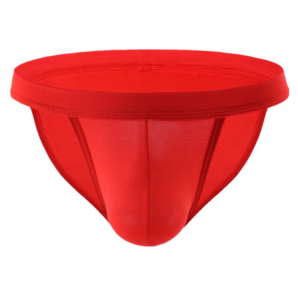 Brand Male Bulges Knickers Triangular EU Man Solid Underpants Plus Size Modal Cotton Slip Male Panties