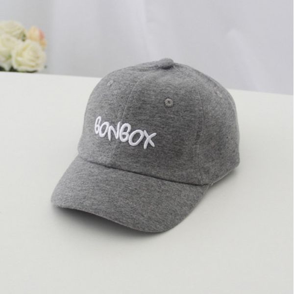 Brand Baseball Cap Plain Kids Boys Adjustable Snapback Embroidery Letter Hats Children Toddler Infant Hat Peaked