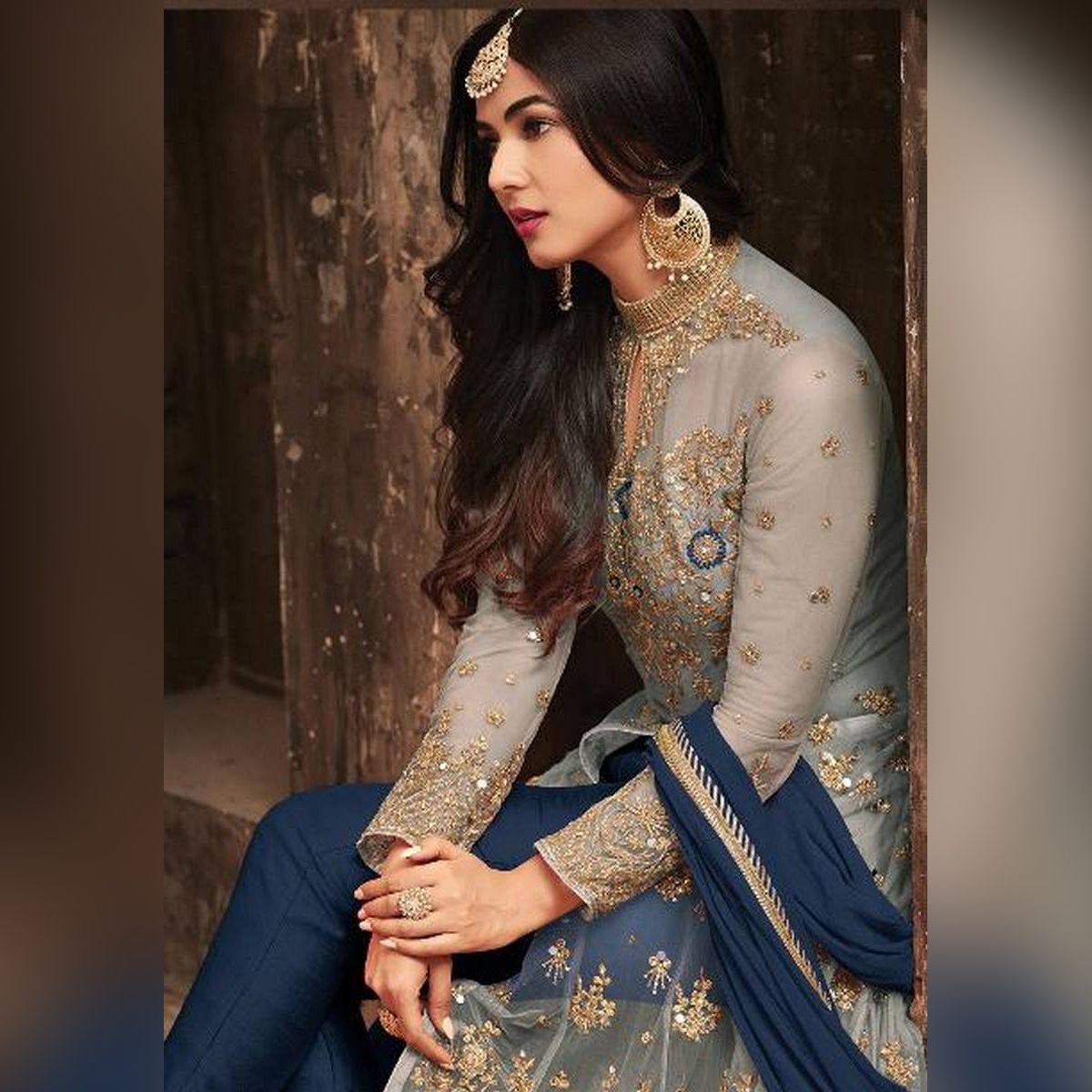 Exclusive Georgette Long Stylish Anarkali Dress