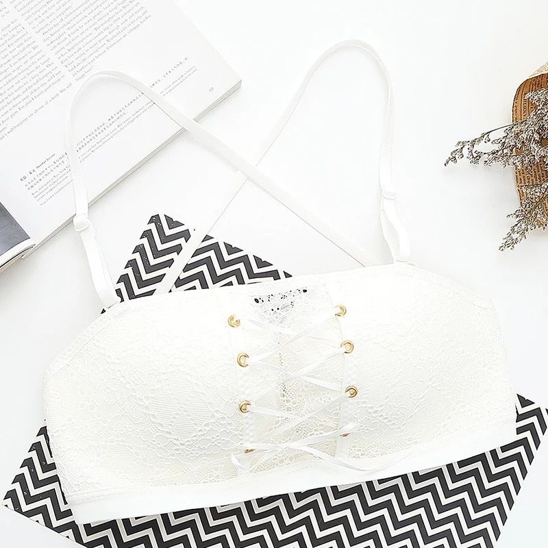 Women Underwear Lingerie Strapless Bra for Wedding Dress Push Up Lace Invisible Bra Backless Brassiere BH
