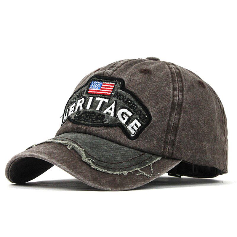 [FLB] Wash Cotton Hat Gorras Brand Flag Men Cap Mens Snapback Adjustable Wonmen Baseball Hat Snapback Hat F318