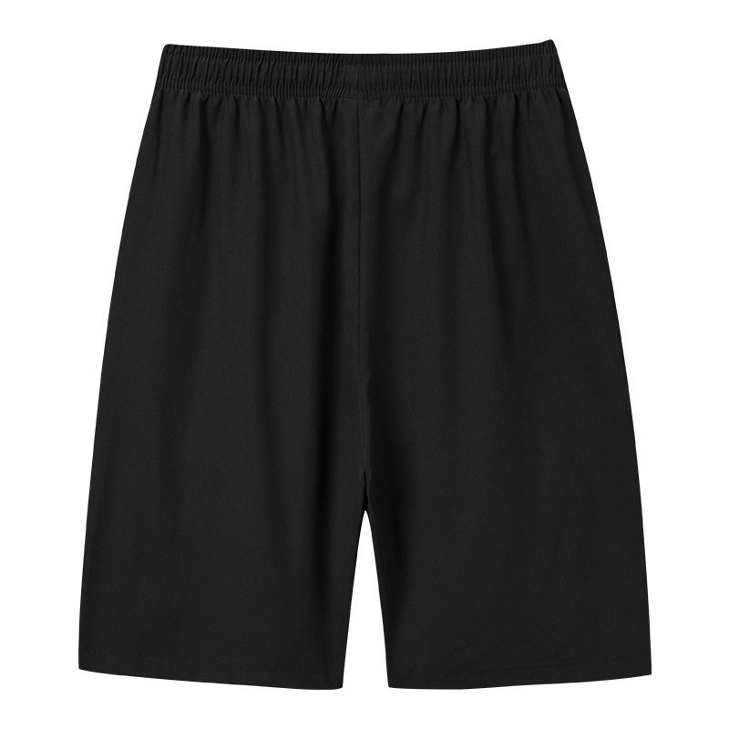 Summer M-9XL Men's Short Pants Casual Ice silk Five-point Elastic Waist Pants Men Thin Plus Size Loose 5-point Trousers Breathable Quick-Drying Sports Outdoor Short Running Pants