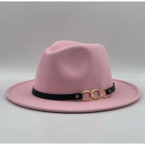 Fashion Women Outback Fedora Hat For Winter Autumn ElegantLady Floppy Cloche Wide Jazz Caps Size 56-58CM