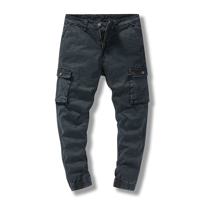 Mens Cargo Pants Elastic Multiple cket Breathable Casual Male Trousers Classic Outdoor  29-38 Size Pants Men