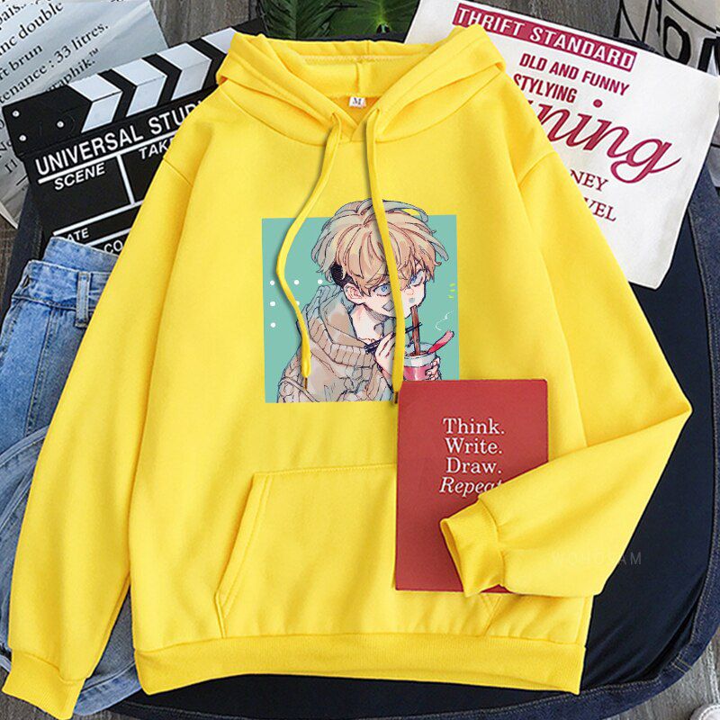 Japanese Anime Tokyo Revengers Men's Hoodies Kawaii Chifuyu Matsuno Harajuku Women Clothes Oversized Streets Sweatshirt Tops