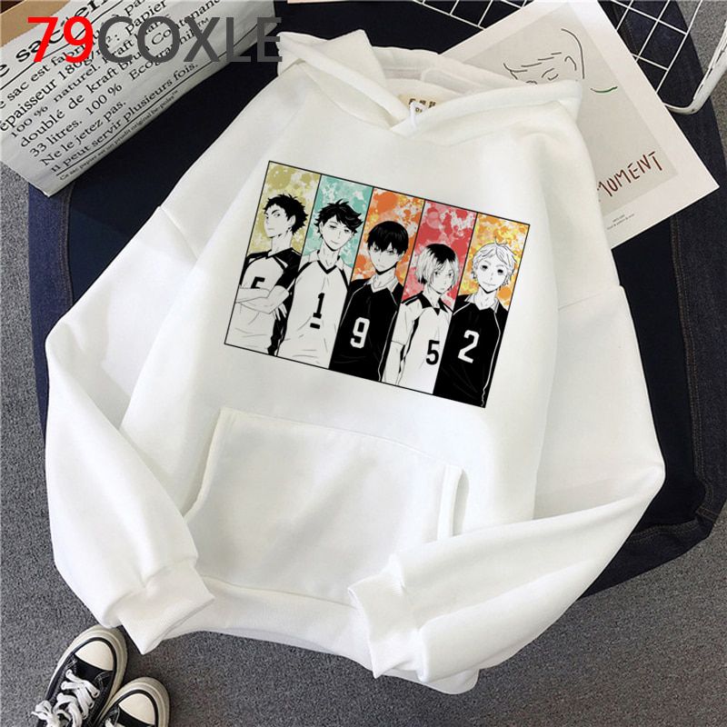 Oya Oya Oya Haikyuu Hoodies Men Funny Japanese Anime Streetwear Harajuku Karasuno Fly High Graphic Sweatshirts Unisex Tops Male
