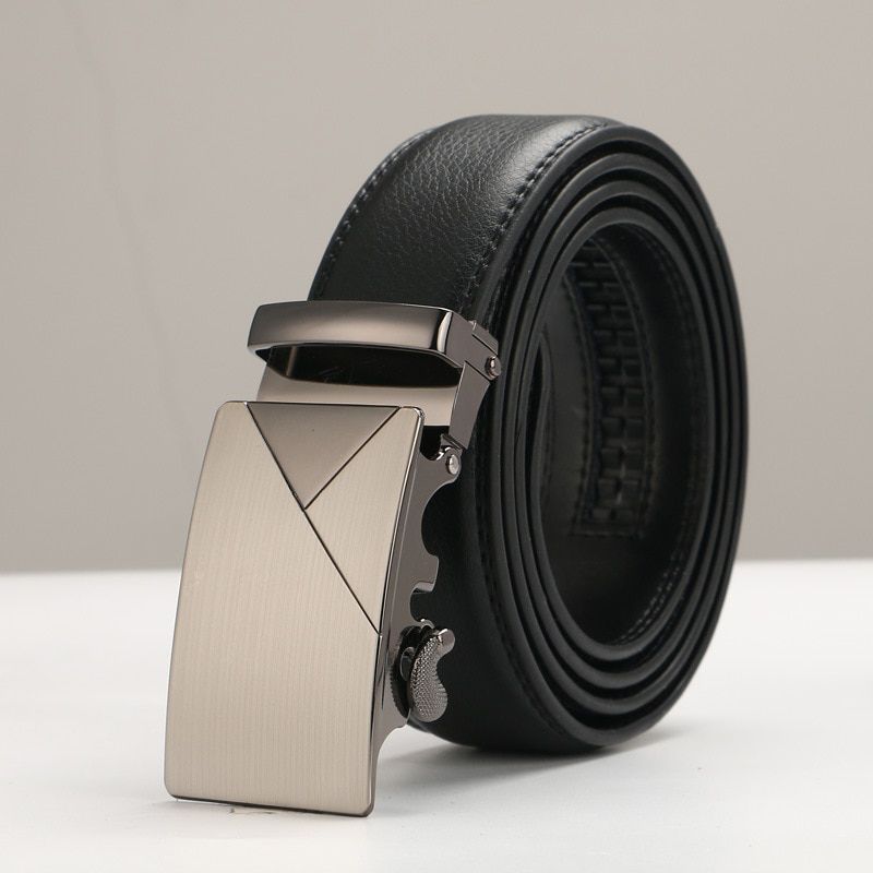 Automatic Buckle Belts For Man Leather Designer Man Black Belt Fashion Popular Luxury Belts Male High Quality