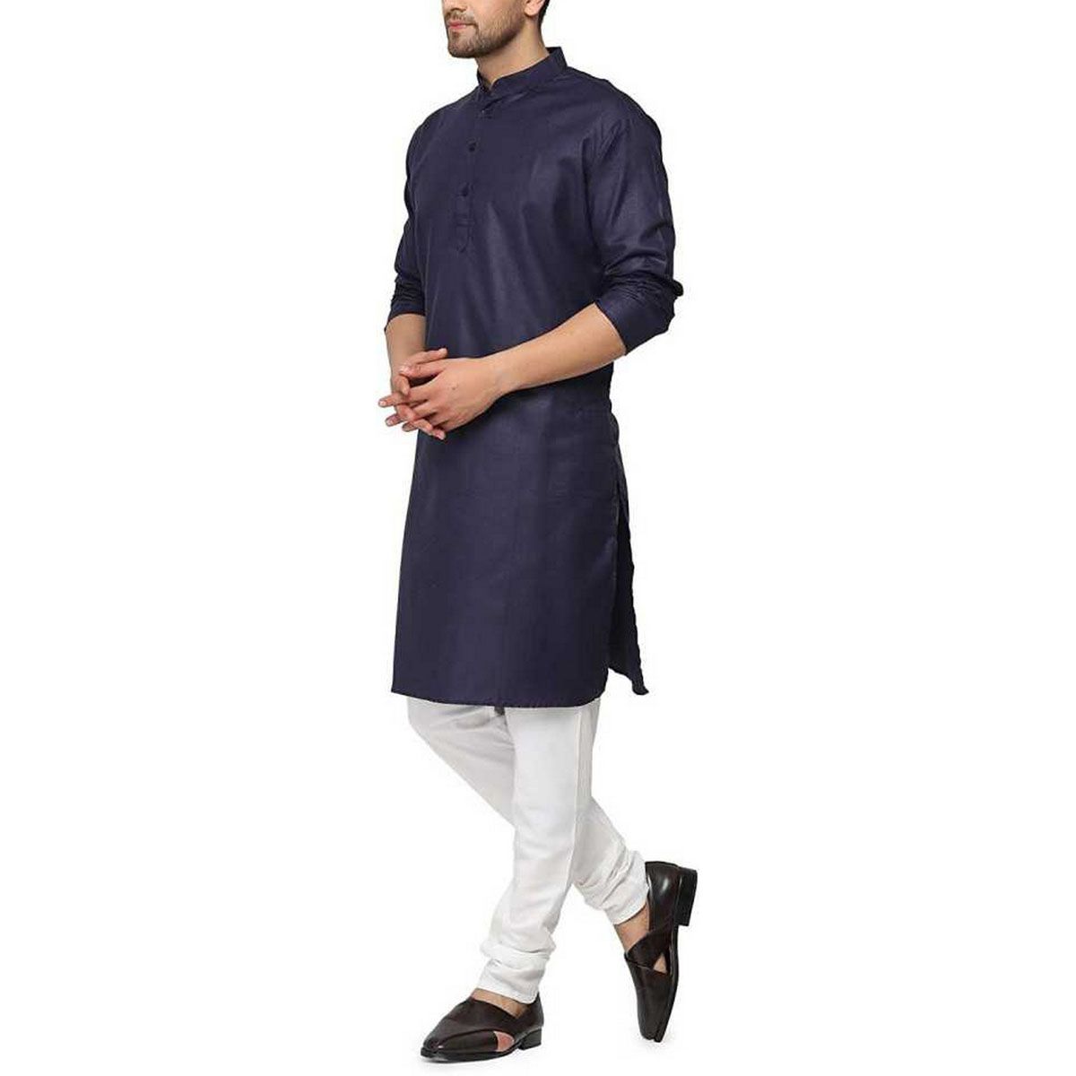 Men’s Solid Cotton Punjabi By Life style Code- LS17271P.1