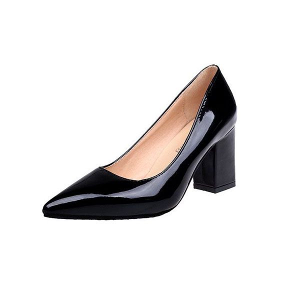 women high heels wedding party medium heel pointed toe shallow mouth high heels women shoes large size 33-43 JXX103