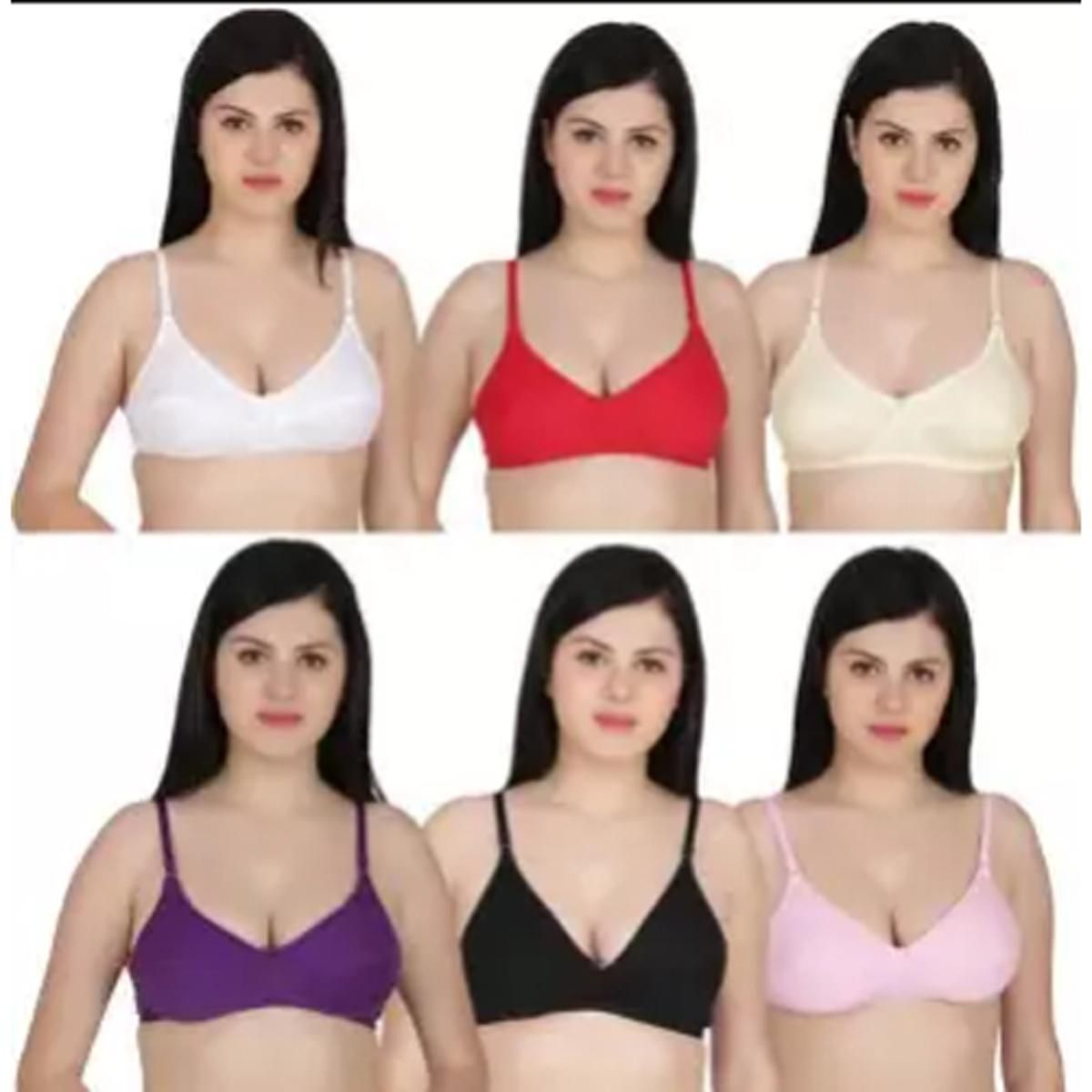 Cotton Air Bra for Women 6Piece