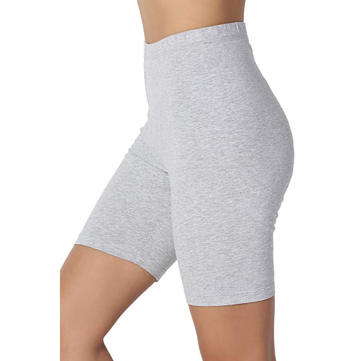 Solid Color Boxer Pants Breathable Elastic Force Elastic High Waist Secure Pin Sports and Leisure Yo