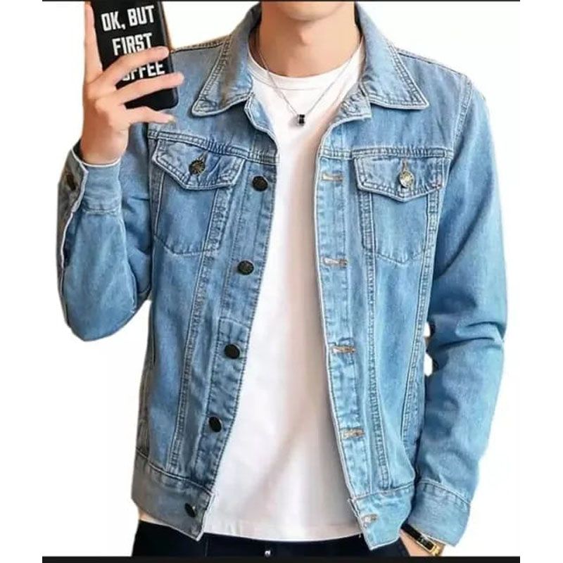 New Fashionable 2021 trending  Denim Jacket For men