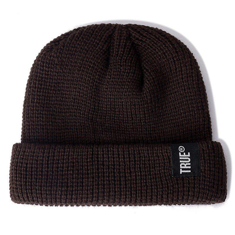 1 PCS Daily Fishermans Beanie Hat Unisex Sailor Style Winter Beanie Ribbed Knitted Short Melon Cap Solid Skull Hat Baggy Ski Hat
