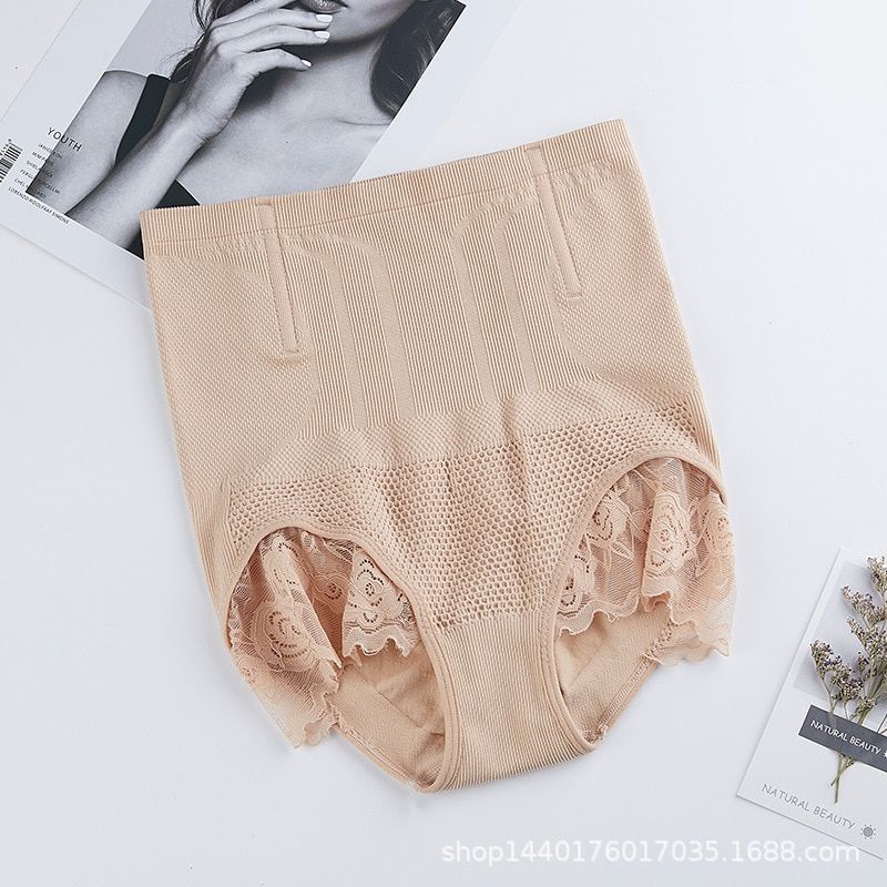 Women High Waist Panties Lifter Slimming Control Tummy Body Shaper Underwear  Corrective Underwear Lingerie Leg Lace Design