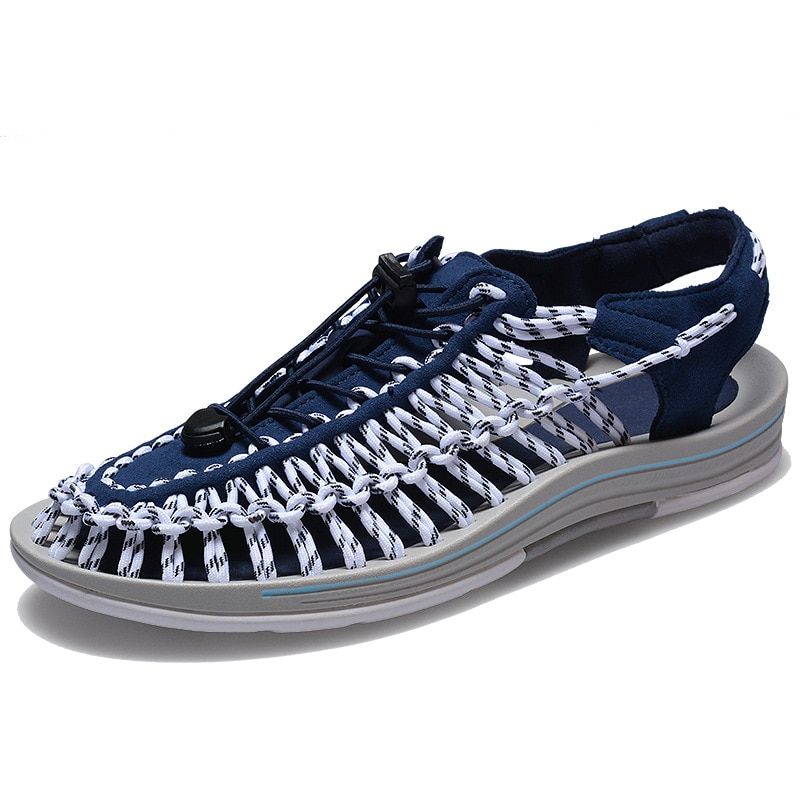 Y04 Sandals Men Summer High Quality Handmade WeaveWomen Shoes Comfortable Lightweight Hiking Casual Shoes Platform Sandals