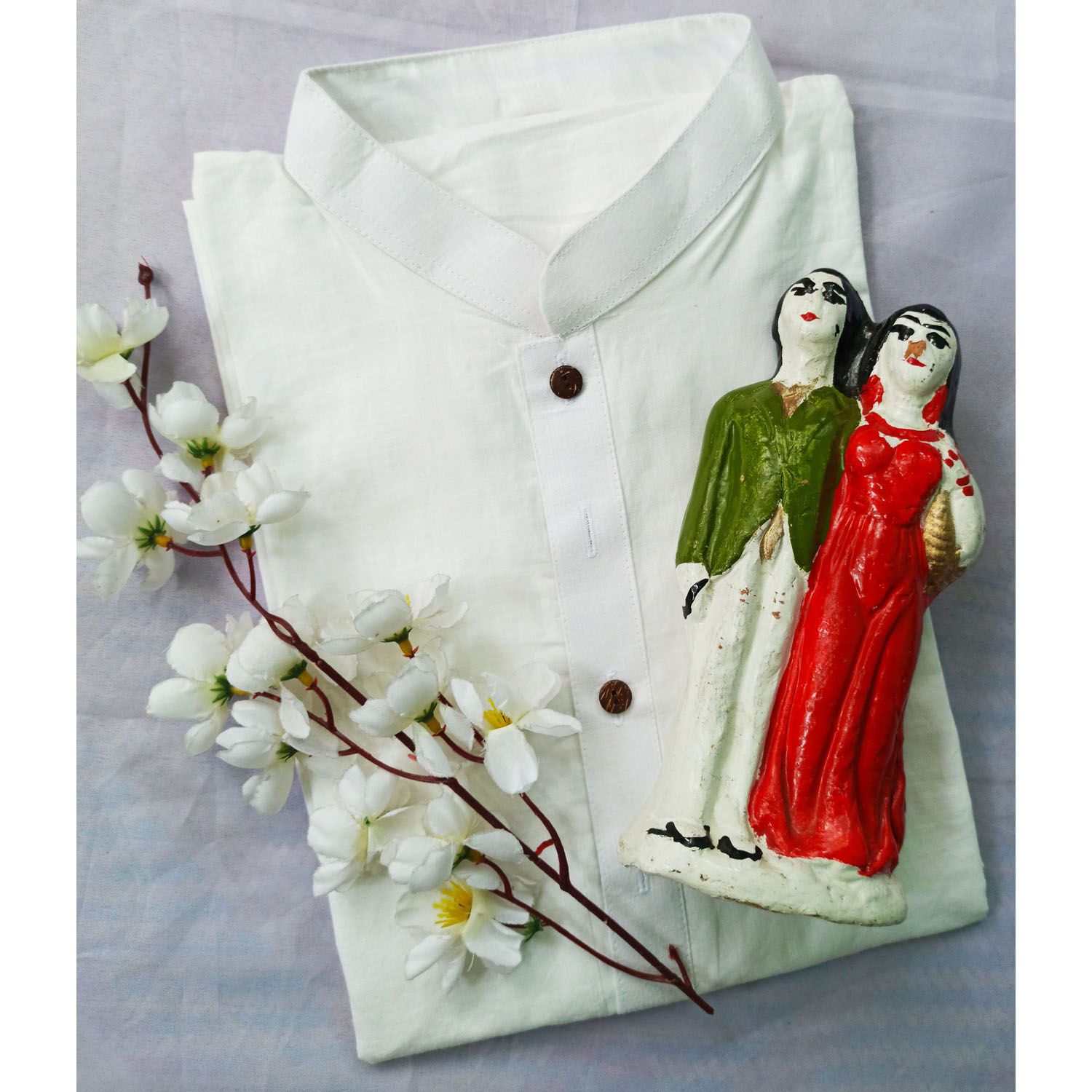 Khadi Cotton Panjabi for Men (from Tangail)
