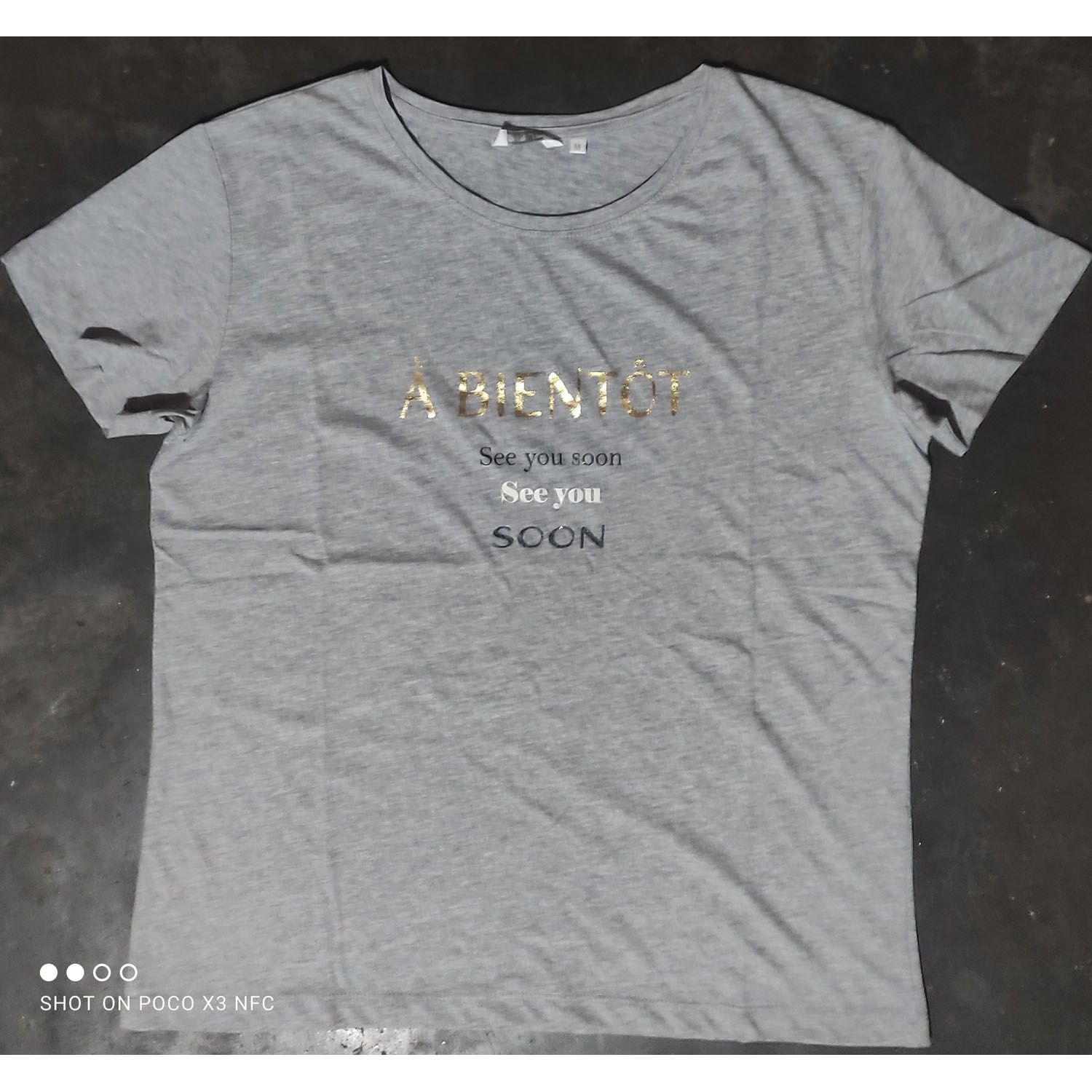LADIES O-NECK T SHRIT