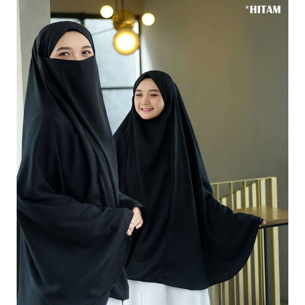Instant Bergo Hijab Veil French Khimar Madinah Jumbo Veil (custom color req available) - Hijab - Hijab Collection - Hijab