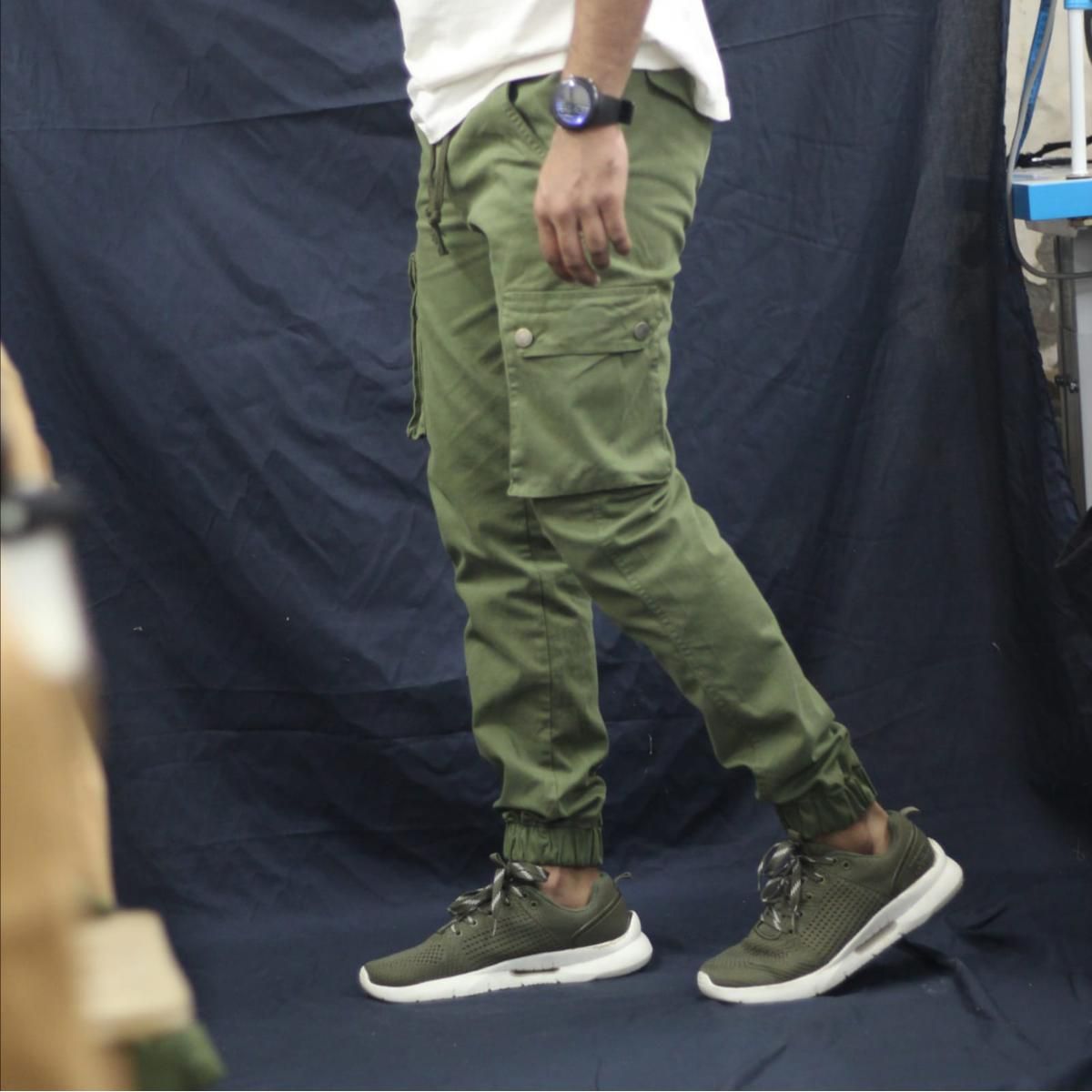 Export Quality STEACH Gabardine Joggers Cargo Pant for Men