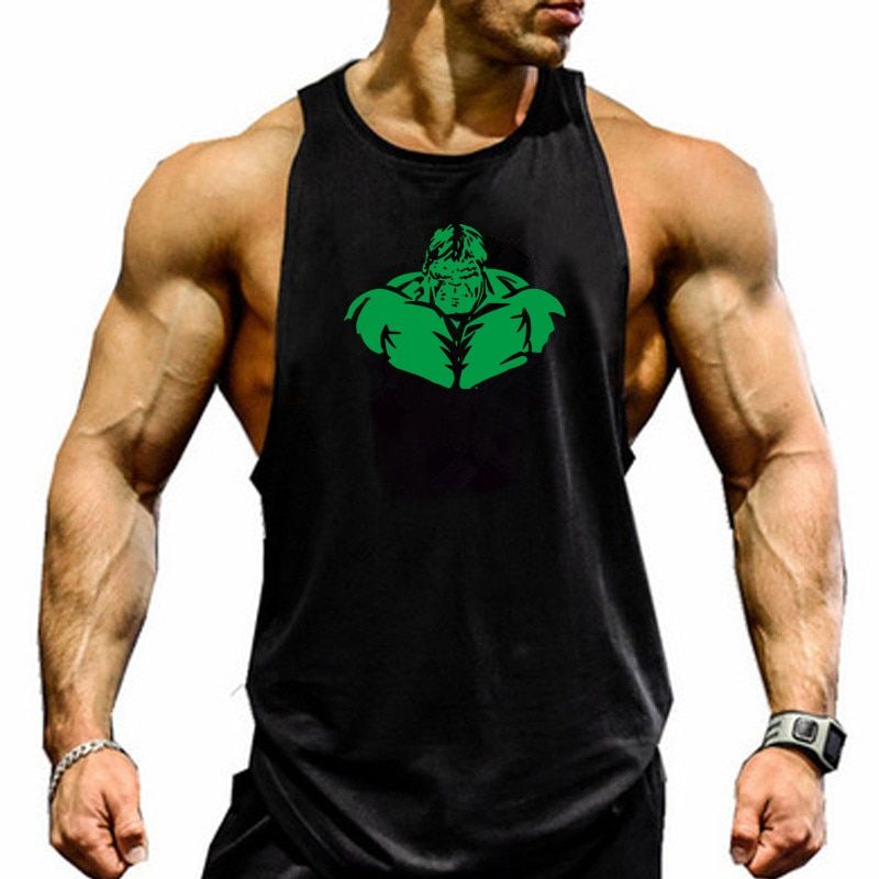 Gym TaTops Men's Fitness Clothing Male Bodybuilding Vest Summer Gyms Clothing Muscle Guys Sleeveless Vest Shirt Plus Size