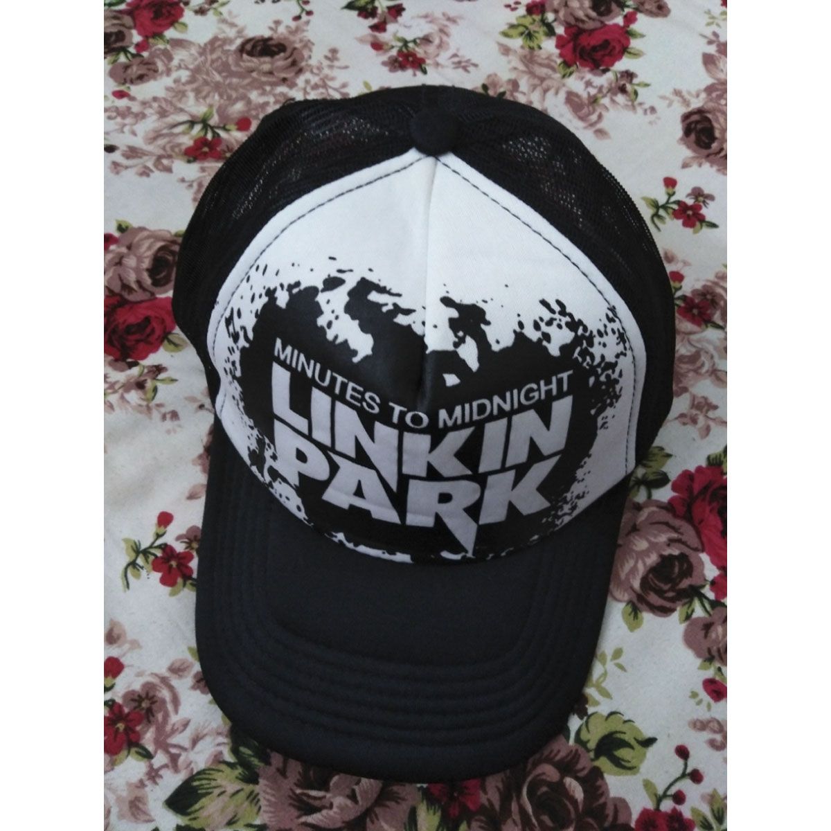 Solid Black Mesh Baseball Cap