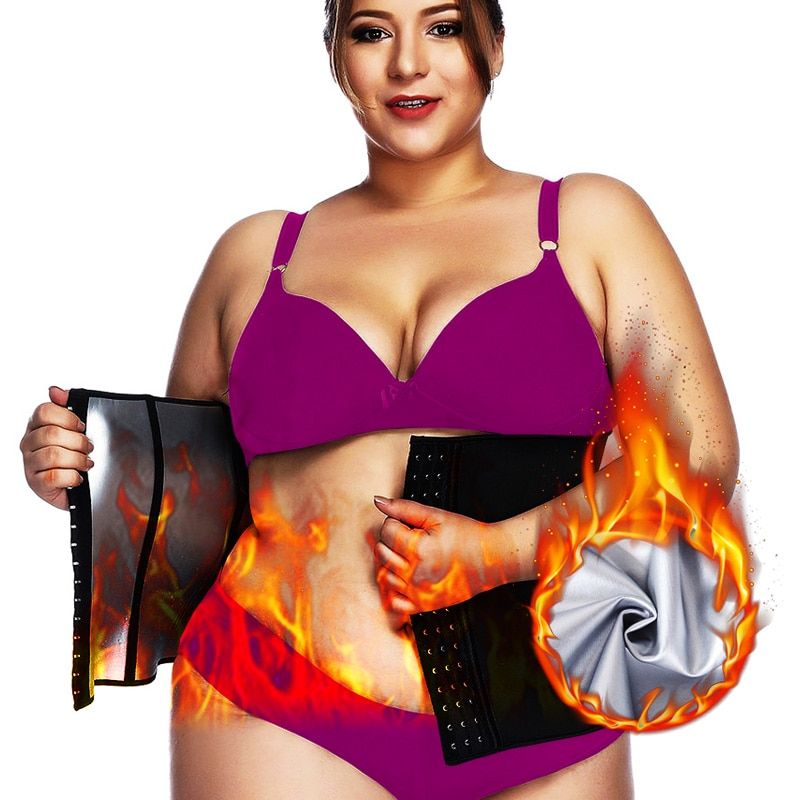 Twinso Weight Loss Slimming Belt Waist Trainer Neoprene Sauna S Body Shaper Women PU  Shapewear Fajas Girdles XXS XS