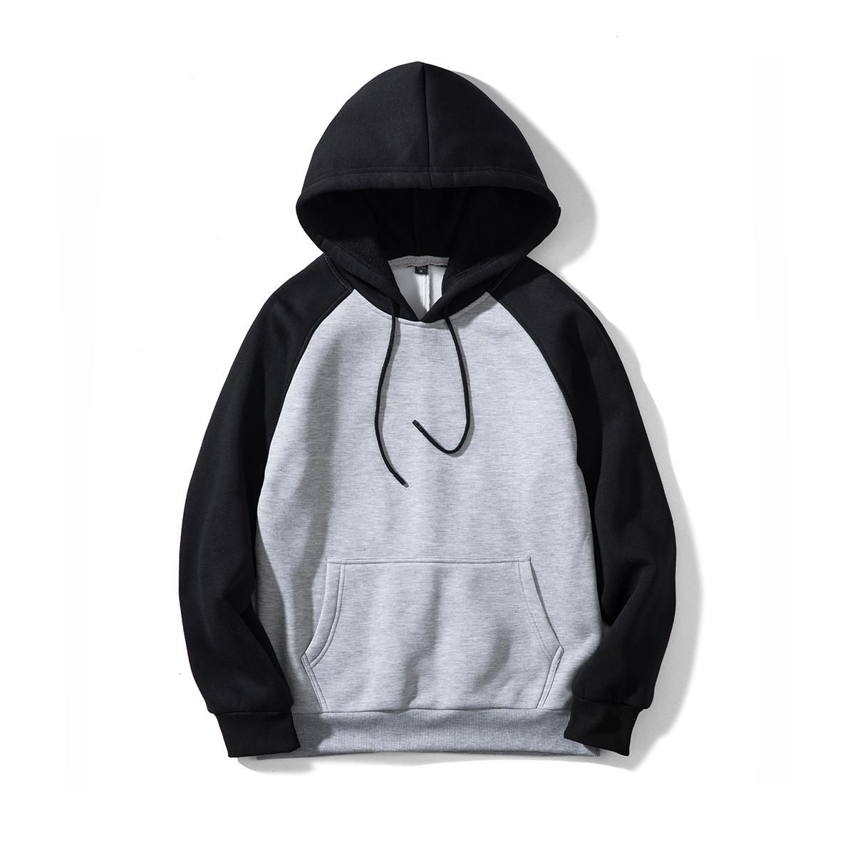 men joint color Sweatershirts Fashion hoodies Us size S-2XL