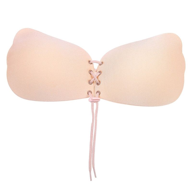 2019  Push Up Seamless Strapless Bra Adhesive Silicone Backless Wedding Bralette Invisible Women Bras Underwear
