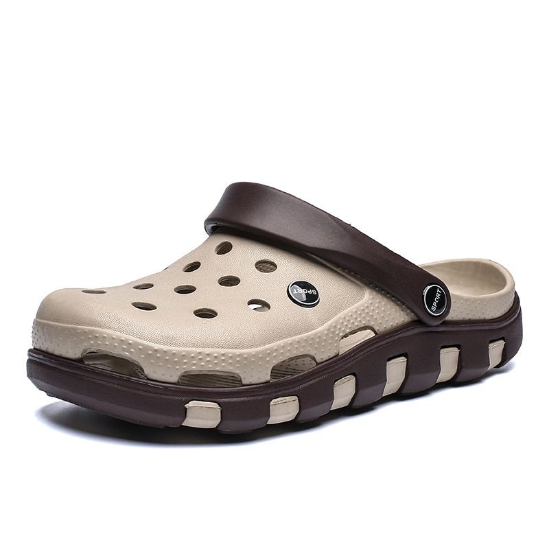 2021 Sandals Mens Womens Summer Non-slip Hole Shoes New Cookkk Clogs EVA Garden Mules Beach Flat Male Slippers