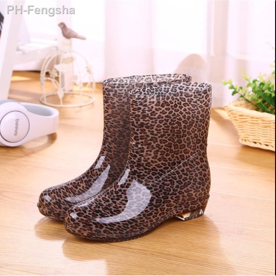 Rain Boots waterproof boot Women Shoes Adult waterproof non-slip shoes boots for rubber jelly ensure female fashion summer short tube of the kitchen work