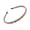 Women Stylish Shiny Faux Crystals Beads Hair Hoop Headband Headwear cessory