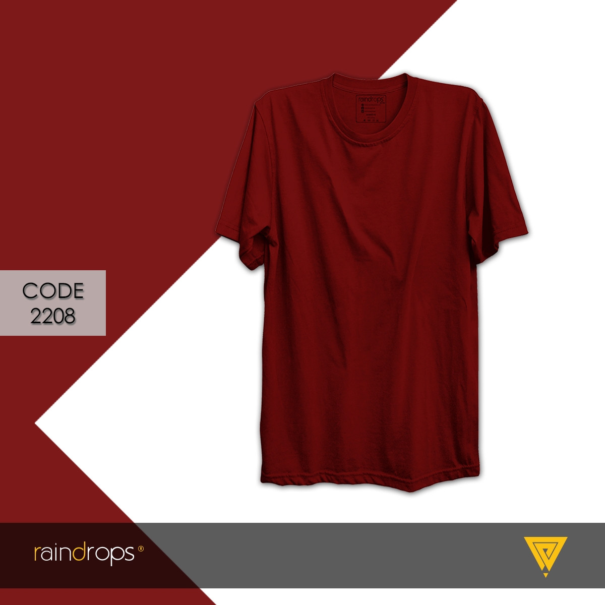 Exotic Maroon Half Sleeve T-shirts For Men