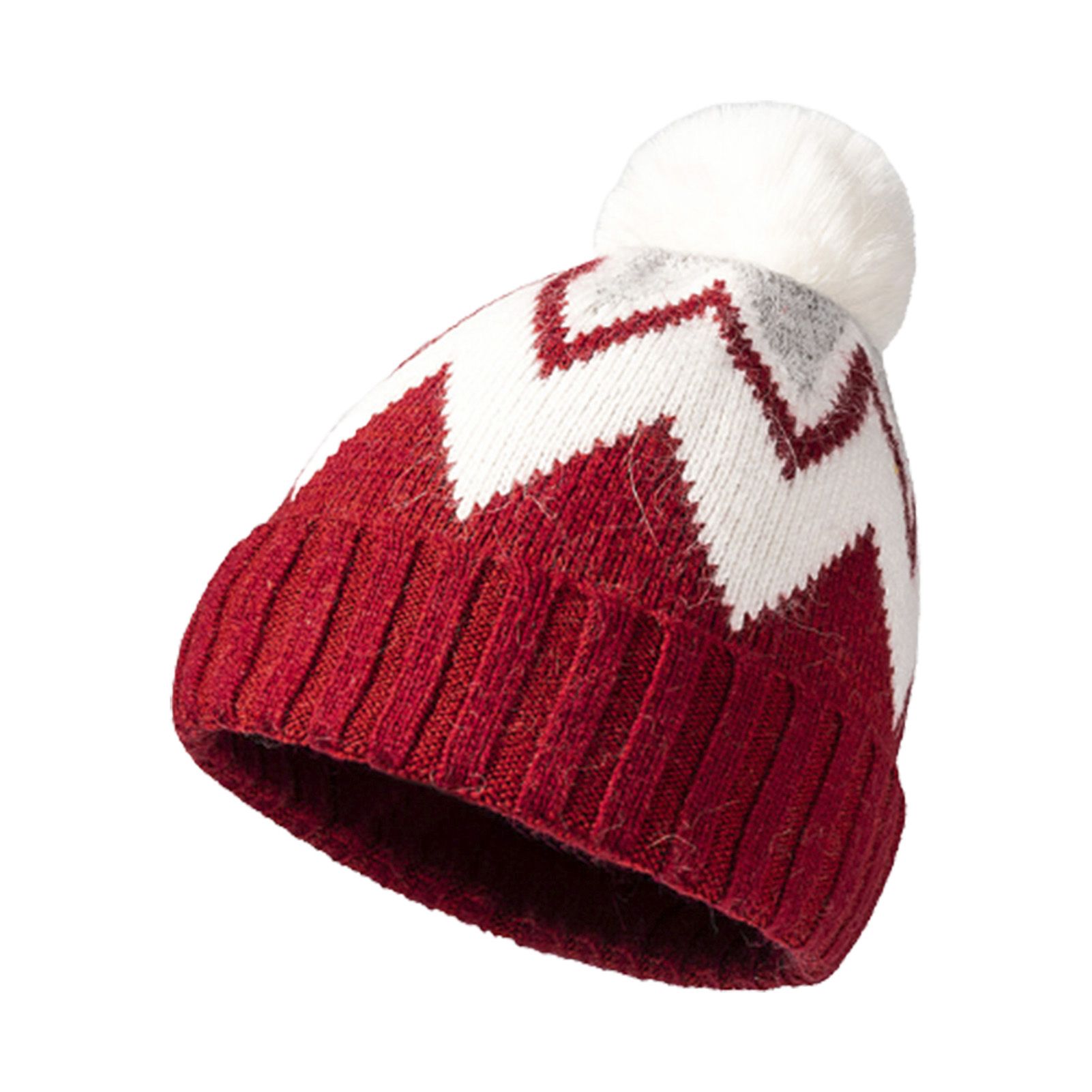 Winter Cap Breathable Delicate Texture Knitted Beanie Hat