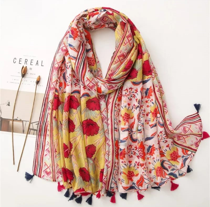 Premium Viscose Cotton Hijab for Women - 180x90cm - Hijab Collection