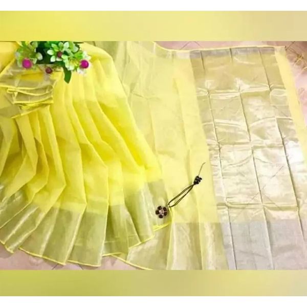 Multicolor Half Silk Tangail Tat Saree Without Blouse Piece For Women