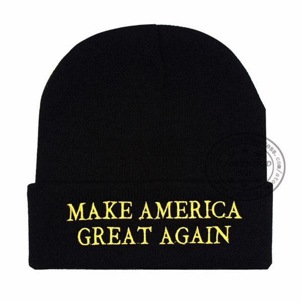 MAKE AMERICA GREAT AGAIN WINTER BEANIE HAT riding skull cap donald beanies