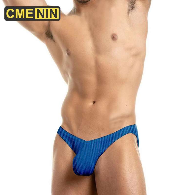 CMENIN Soft (1 Pieces) ADANNU Model Patchwork Underwear Men Jockstrap U Convex Briefs Mens Underpants Pouch AD7112