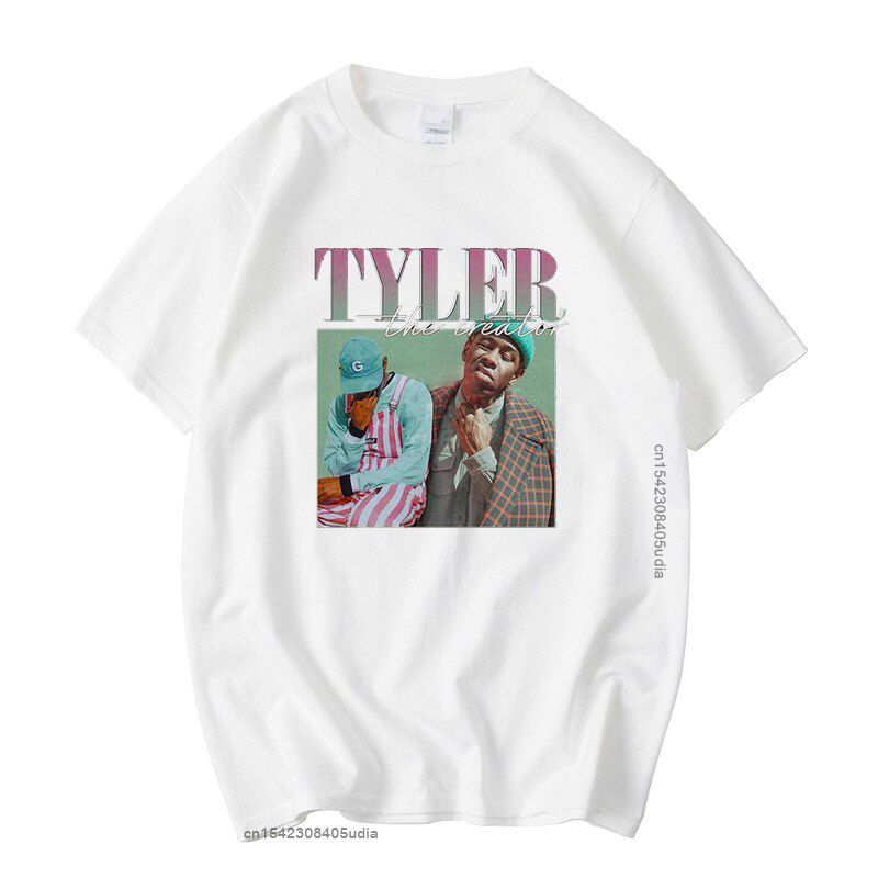 Tyler TCreator Rap  Funny Tshirts Men Women Uni Black Tshirt Retro Graphic T Shirts Cotton T Shirt Man Woman Tees