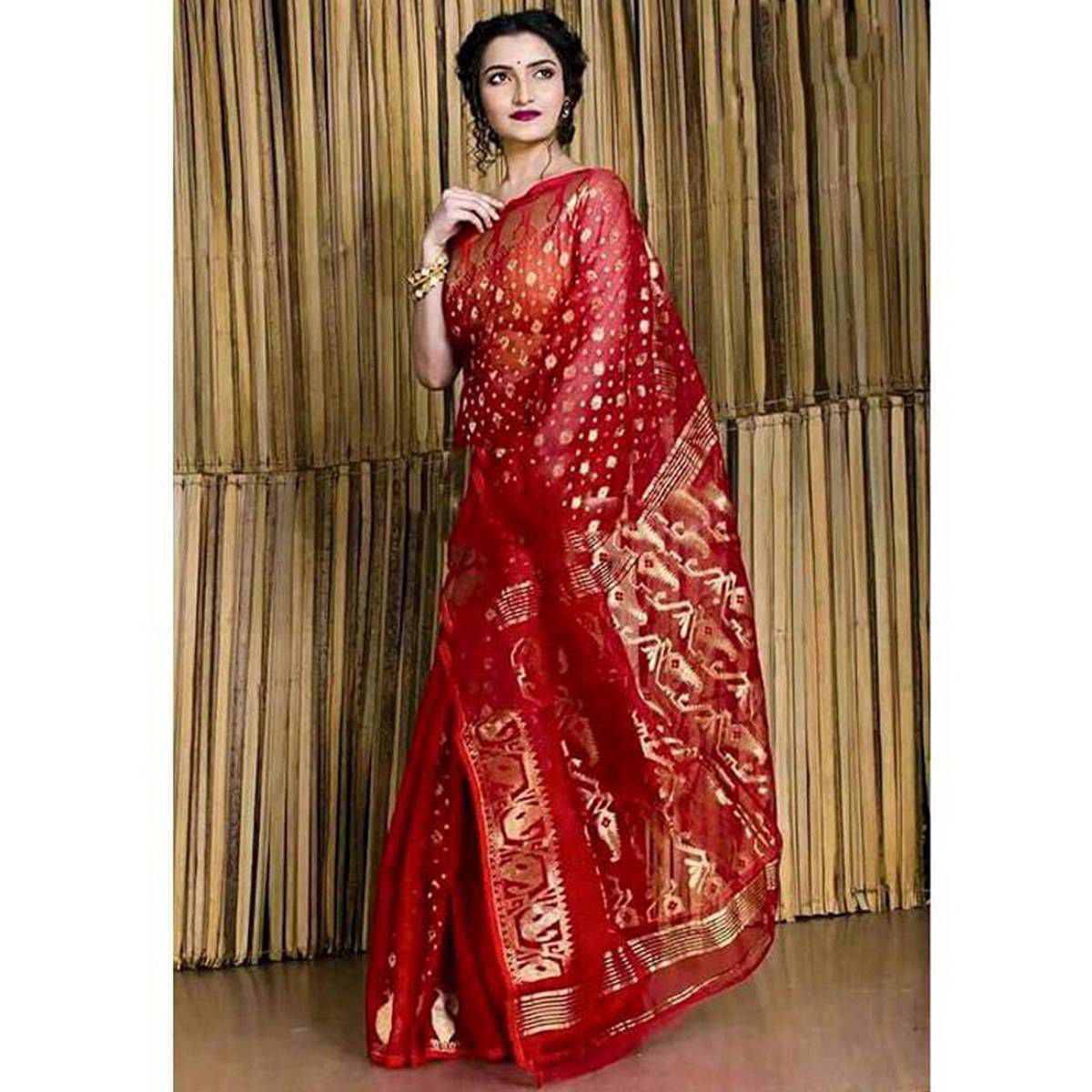 Muslin Silk Sharee For Women By Safi Store