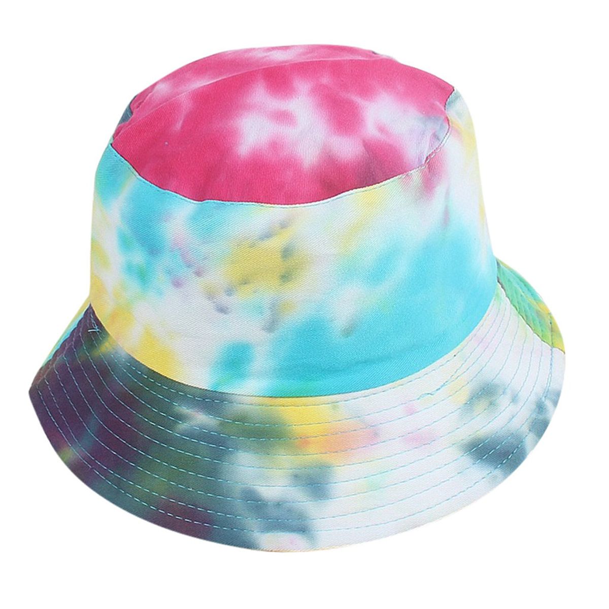 JAYCOSIN hat bucket cap Cotton casual Bucket Cap Fishing Fisherman Beach Festival Sun Tie Dyefashion