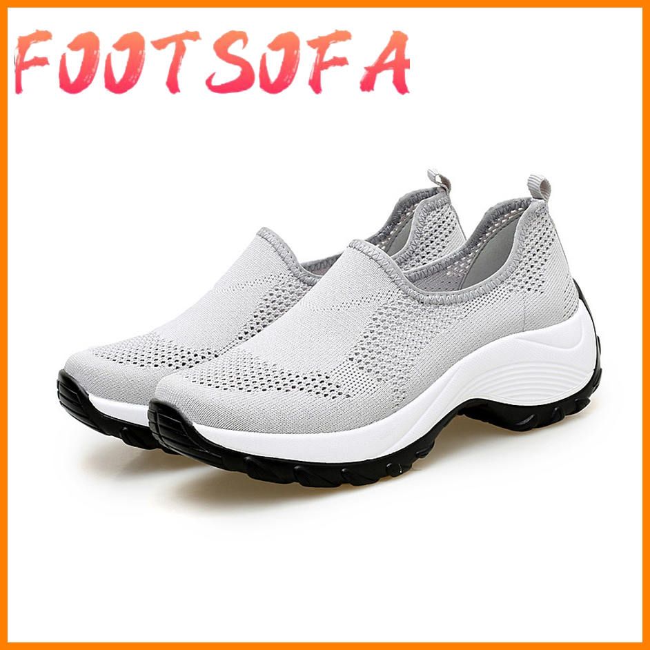 Height Increasing Women Running Shoes New Summer Sports Sneakers Female Mesh Walking Shoes Plus Size 42 YC-295
