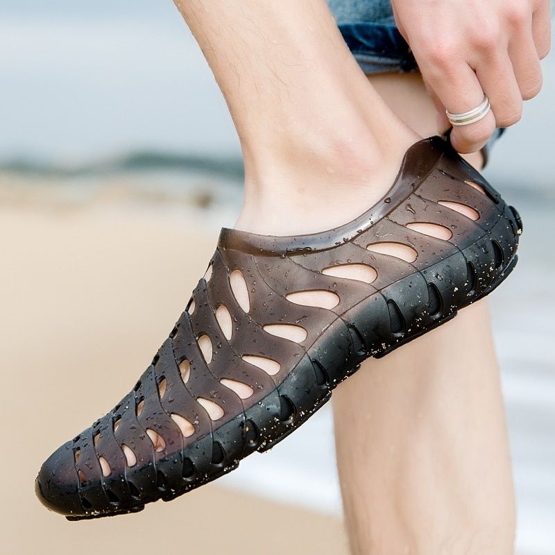 2021 New Men Sandals Summer Flip Flops Slippers Men Outdoor Beach Casual Shoes Cheap Male Sandals Water Shoes Sandalia Masculina