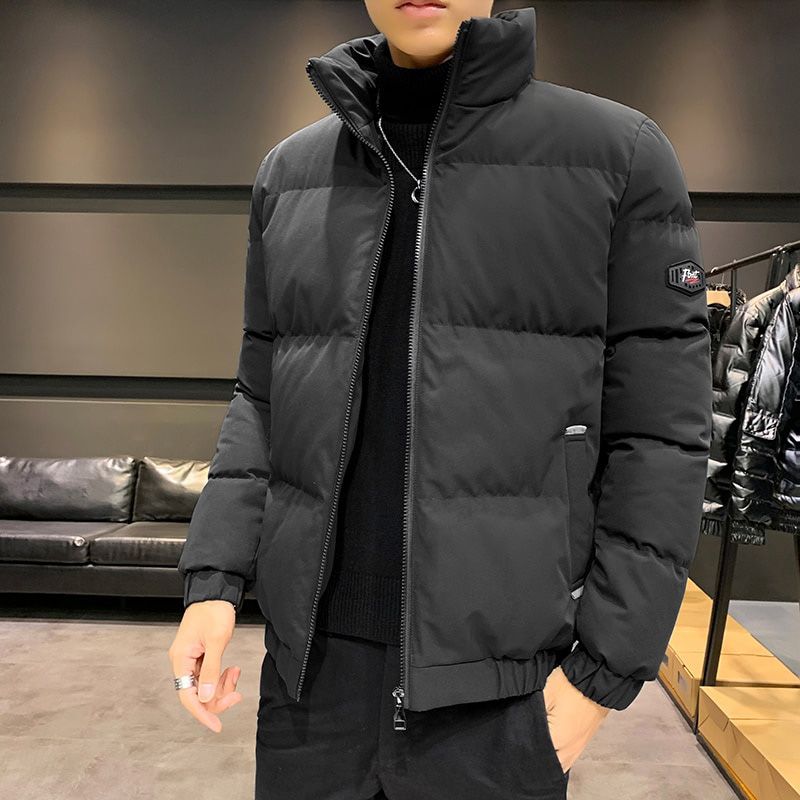 Men Winter Casual Thick Warm Waterproof Wear Solid color Parkas Men Autumn Outwear Windproof Hat Parkas Man