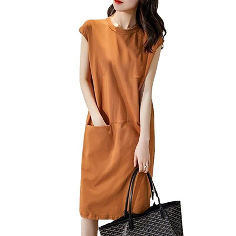 Women's dresses for women New Summer dress Women Classic Stripe Dresses U-Neck Comfortable KneeLength Simple Black White robe
