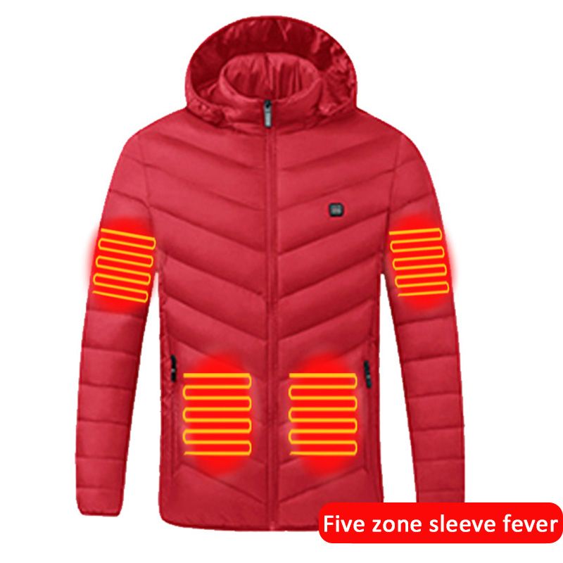Heating Jacket Warmer 3 Heating Gears USB Rechargeable Thermal Waistcoat Winter Warm Fever Heated Bike Jackets for Men Women Outdoor Cloth professional design
