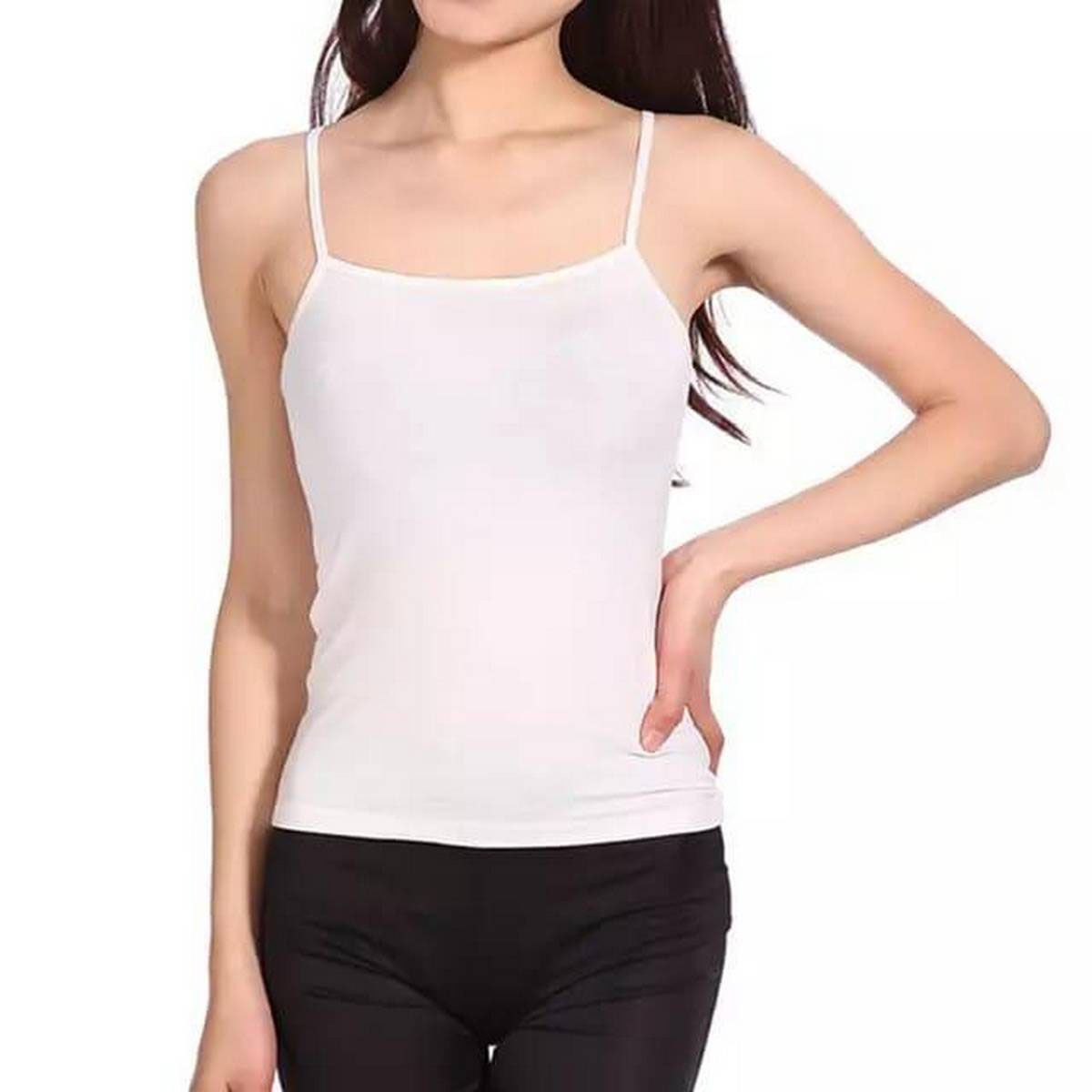 Ladies Cami Dress multi color- 2 pcs (Black & White)
