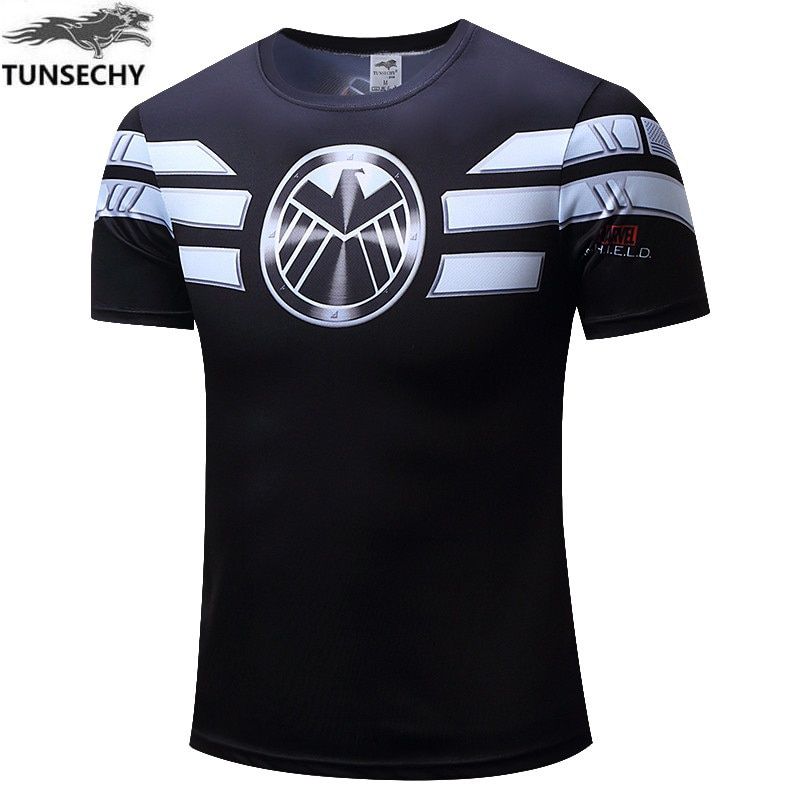 New casual personality retro spider T-shirt men's round neck short-sleeved men's T-shirt summer 3D top