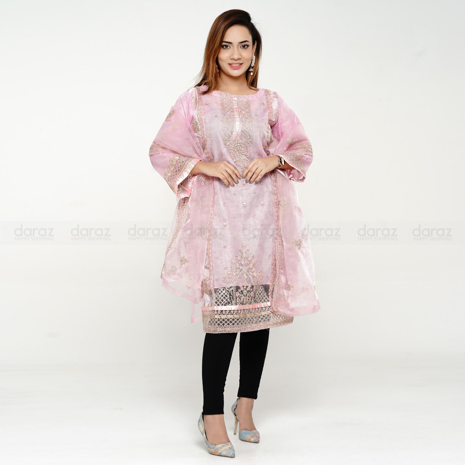 Pakisthani Organza Two Piece for Women