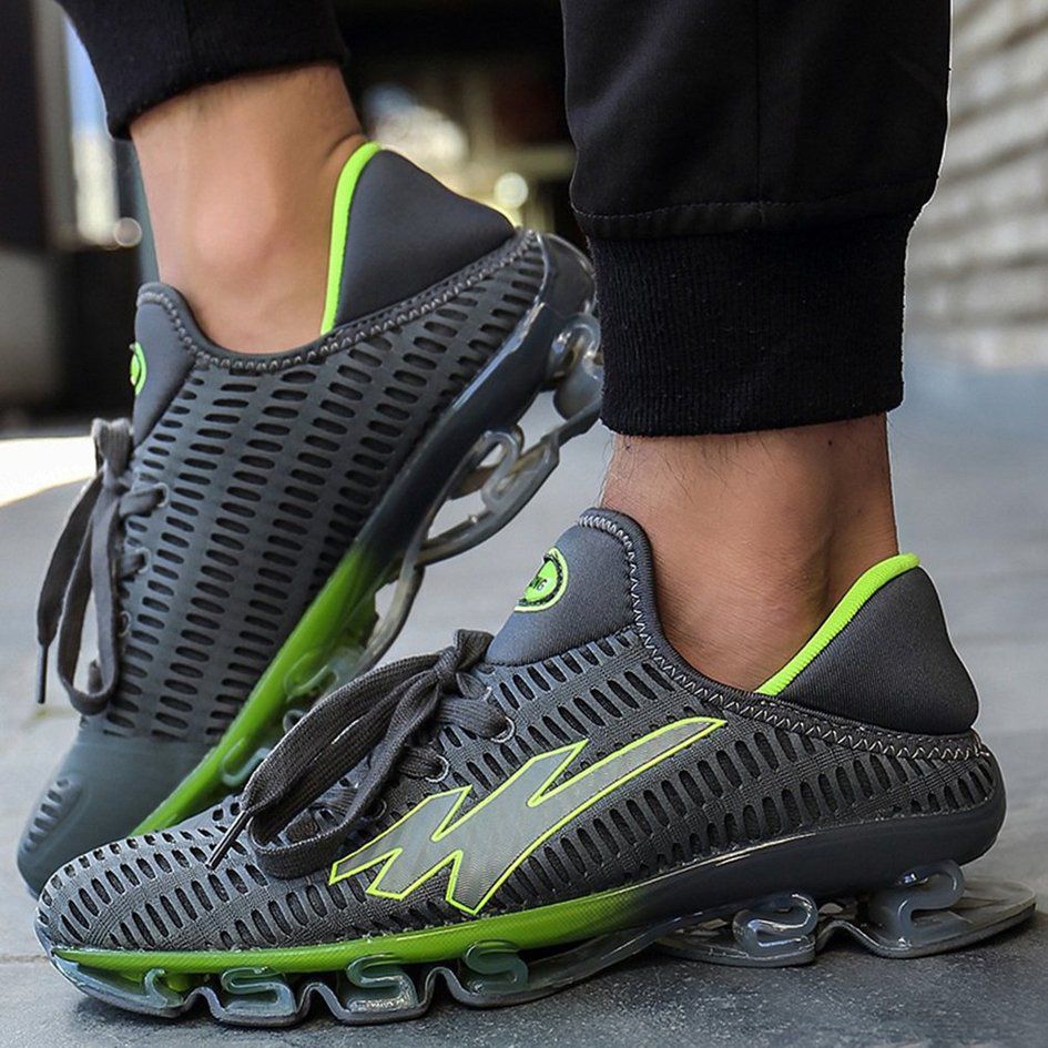 Fashionable Lightweight Men Sport Running Shoes Hollow Sole Sneakers Shoes