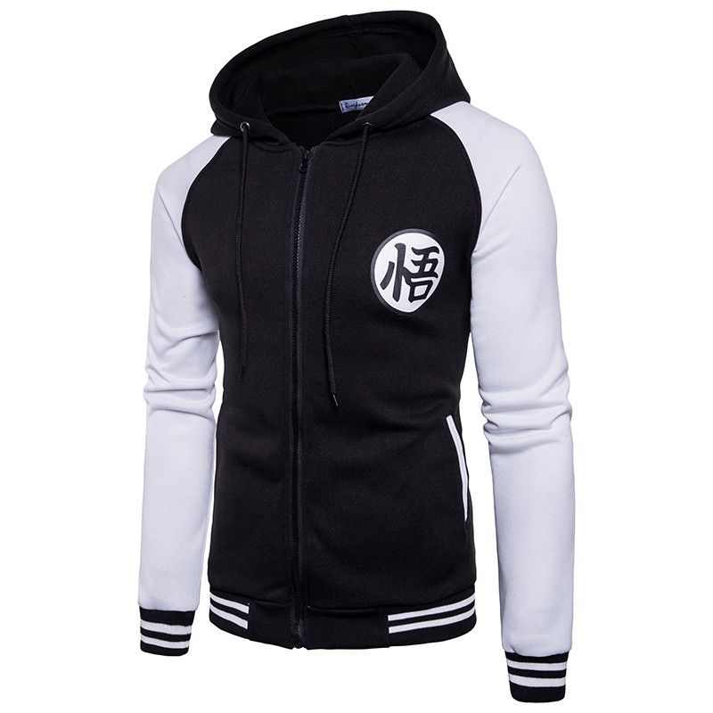 Men's Sweatshirt New Zipper Jacket Goku Printing Fashion - intl